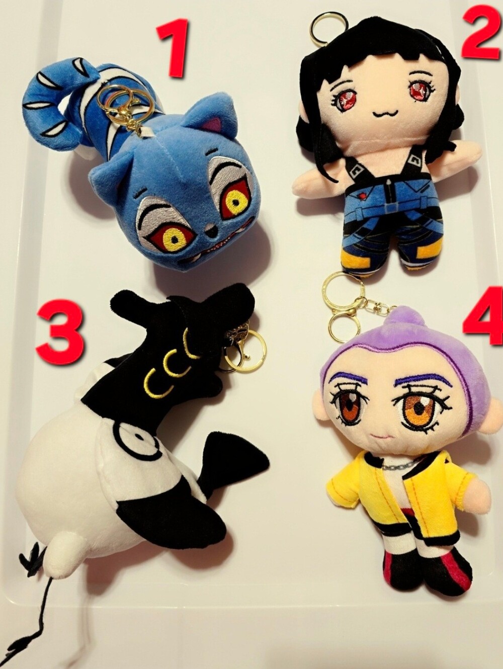 1-Plush K-Pop Demon Hunter Huntrix Keychain